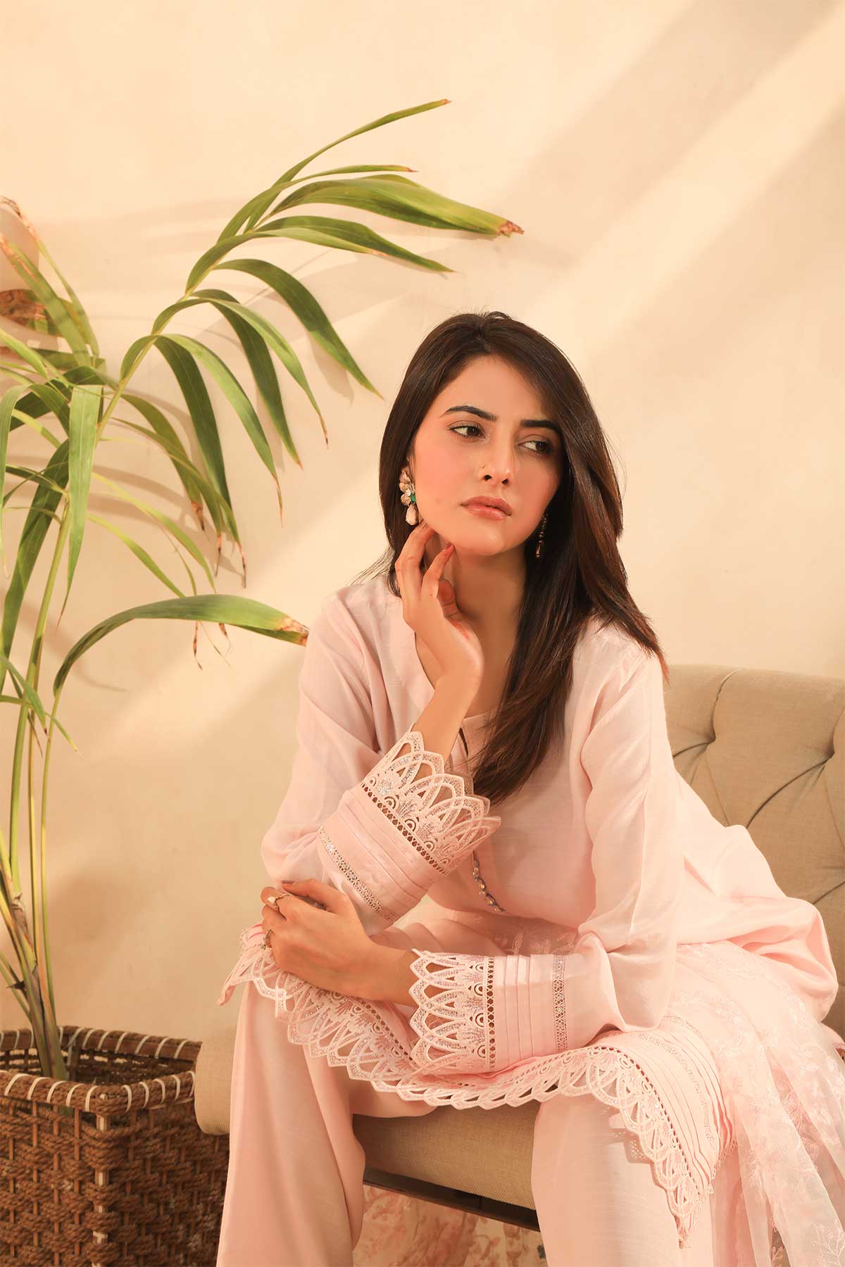 Passion 3 piece Stitched Raw Silk Suit