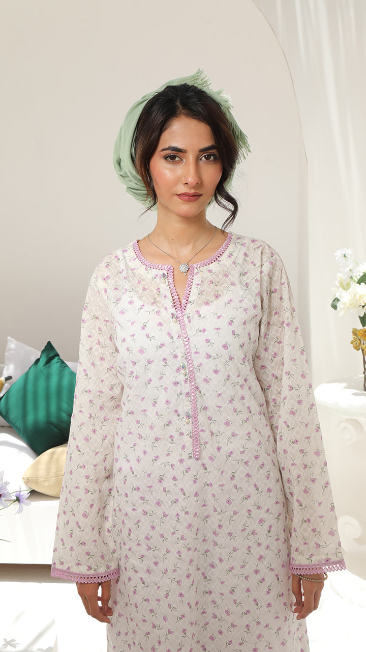 IRIS- 2 PIECE PRINTED SUIT (STITCHED)