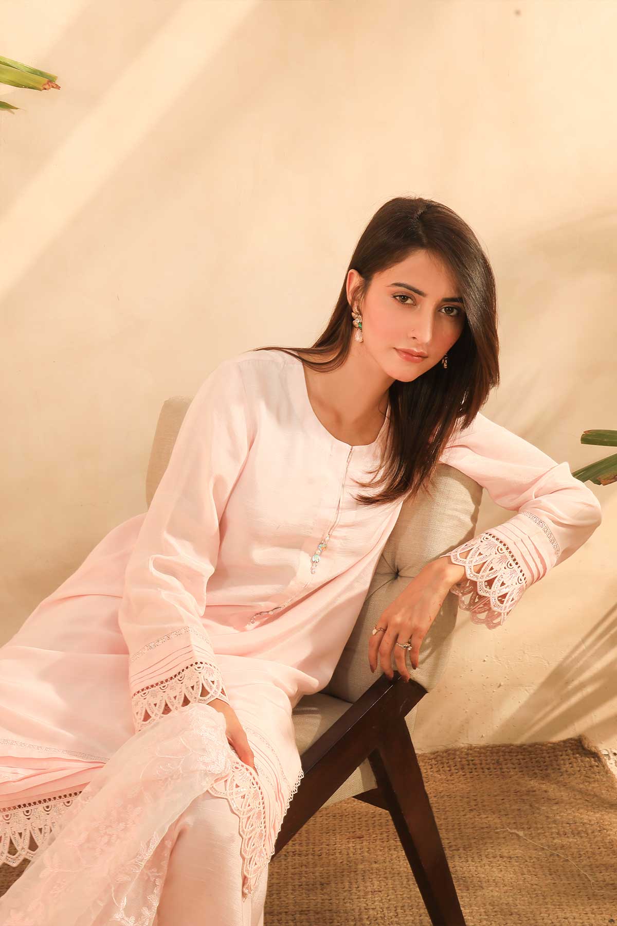 Passion 3 piece Stitched Raw Silk Suit
