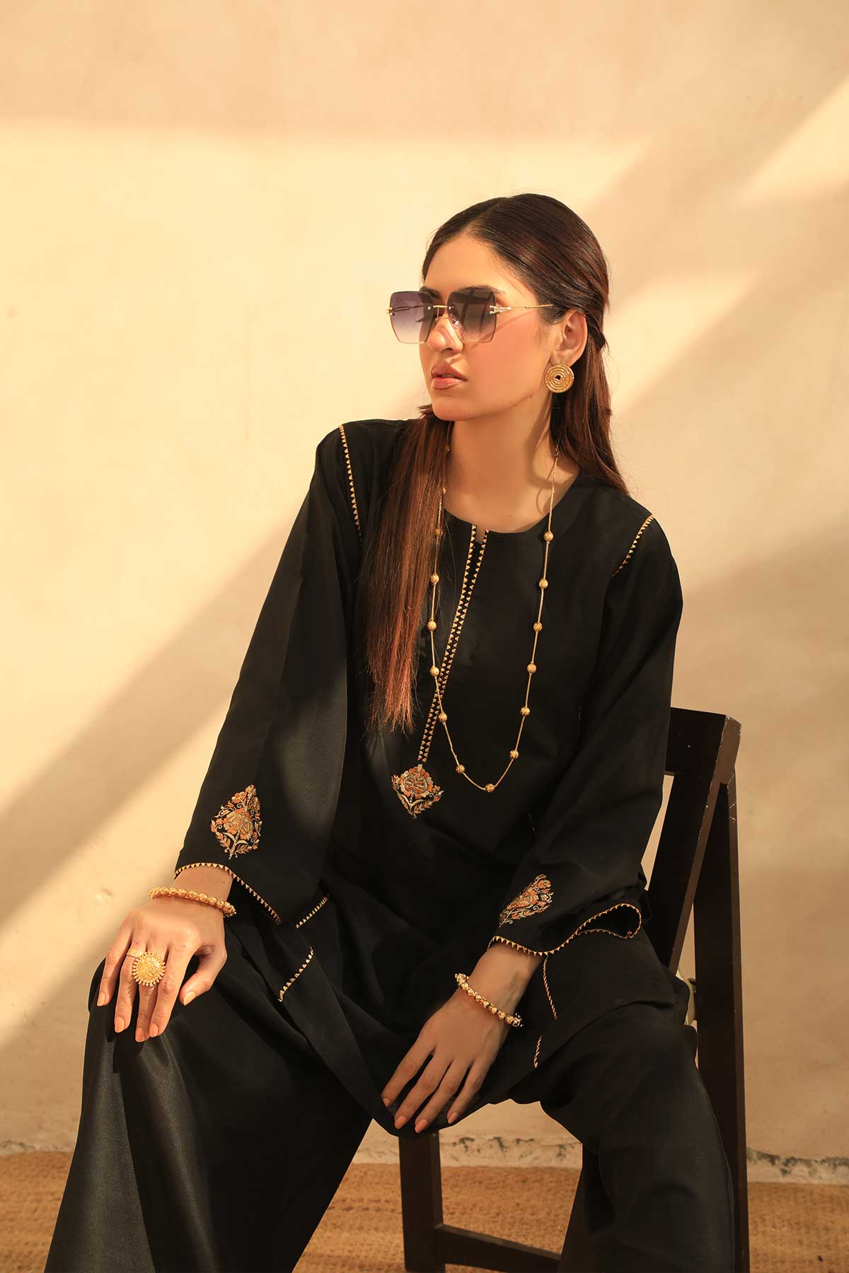 Fearless 2 piece Stitched Raw Silk Suit
