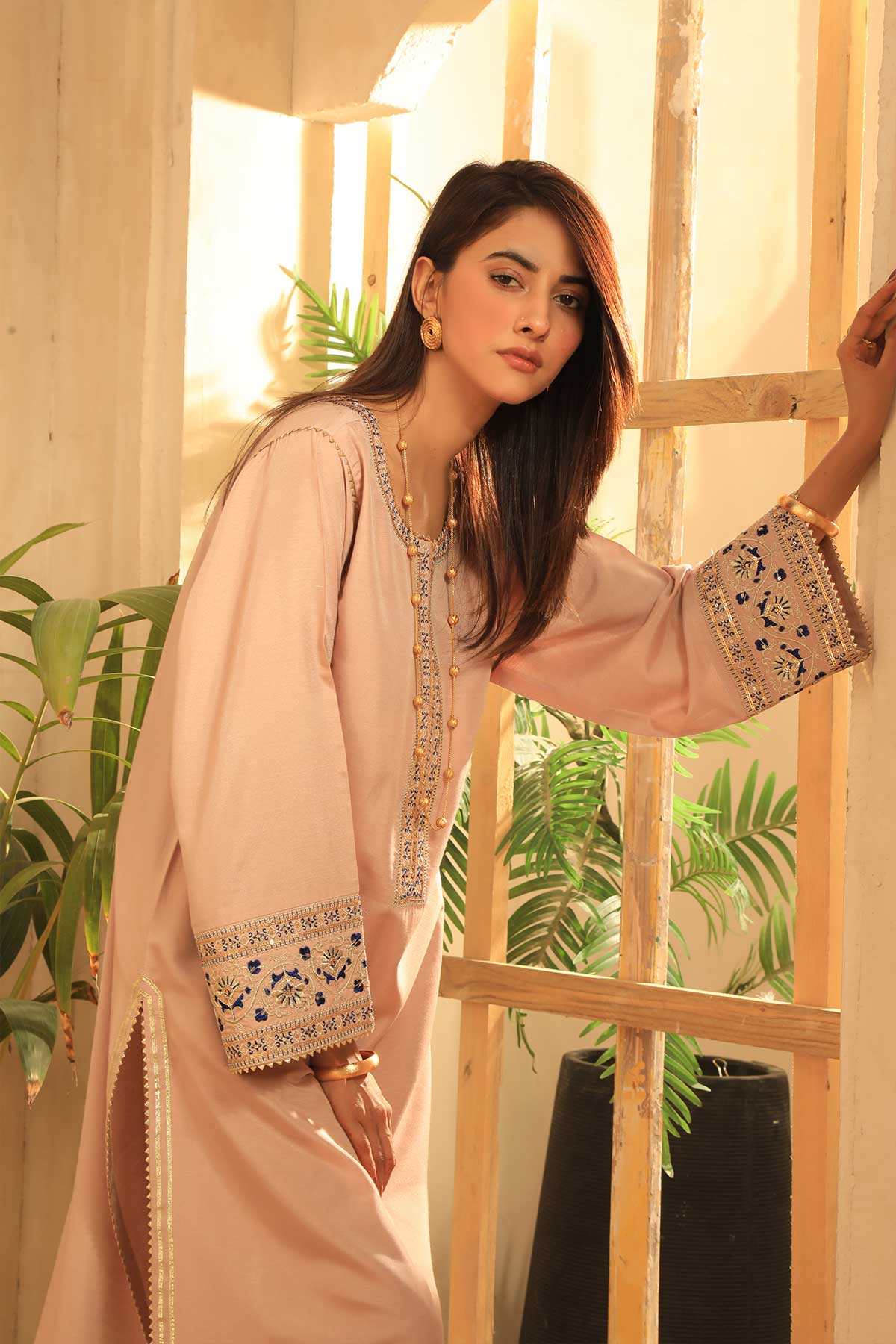 Smart 2 piece Stitched Raw Silk Suit