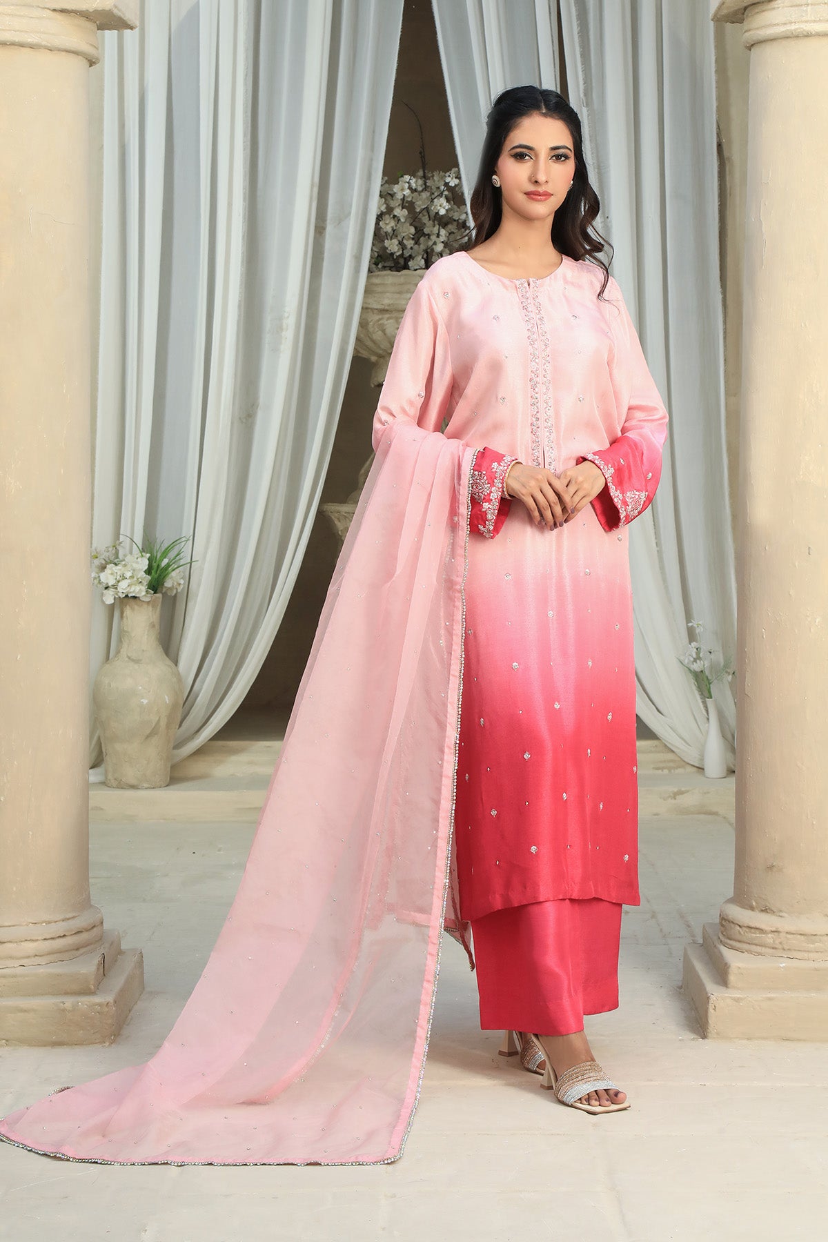 Mulberry With Dupatta