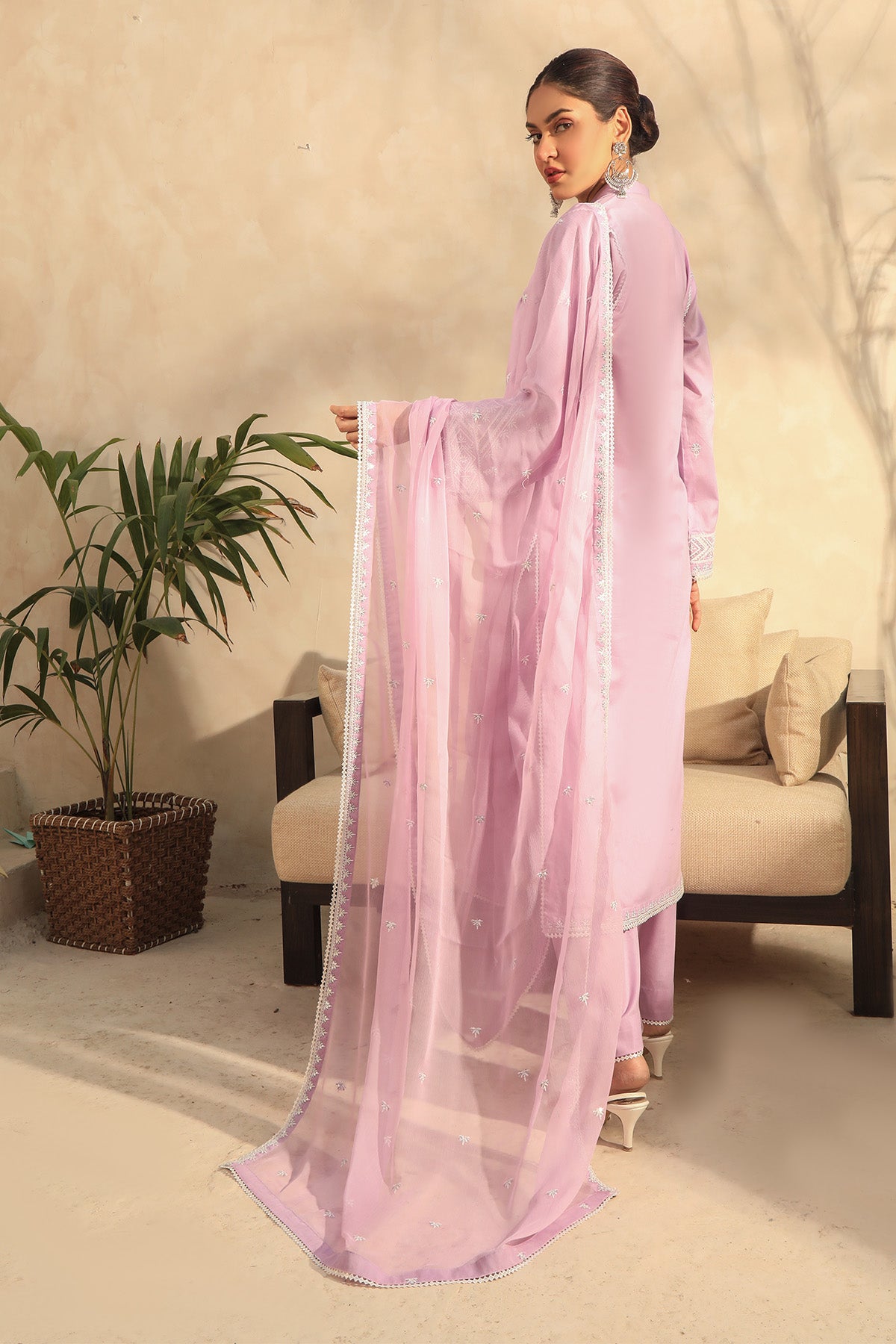 Unique - 3 piece Unstitched Embroidered Lawn Suit