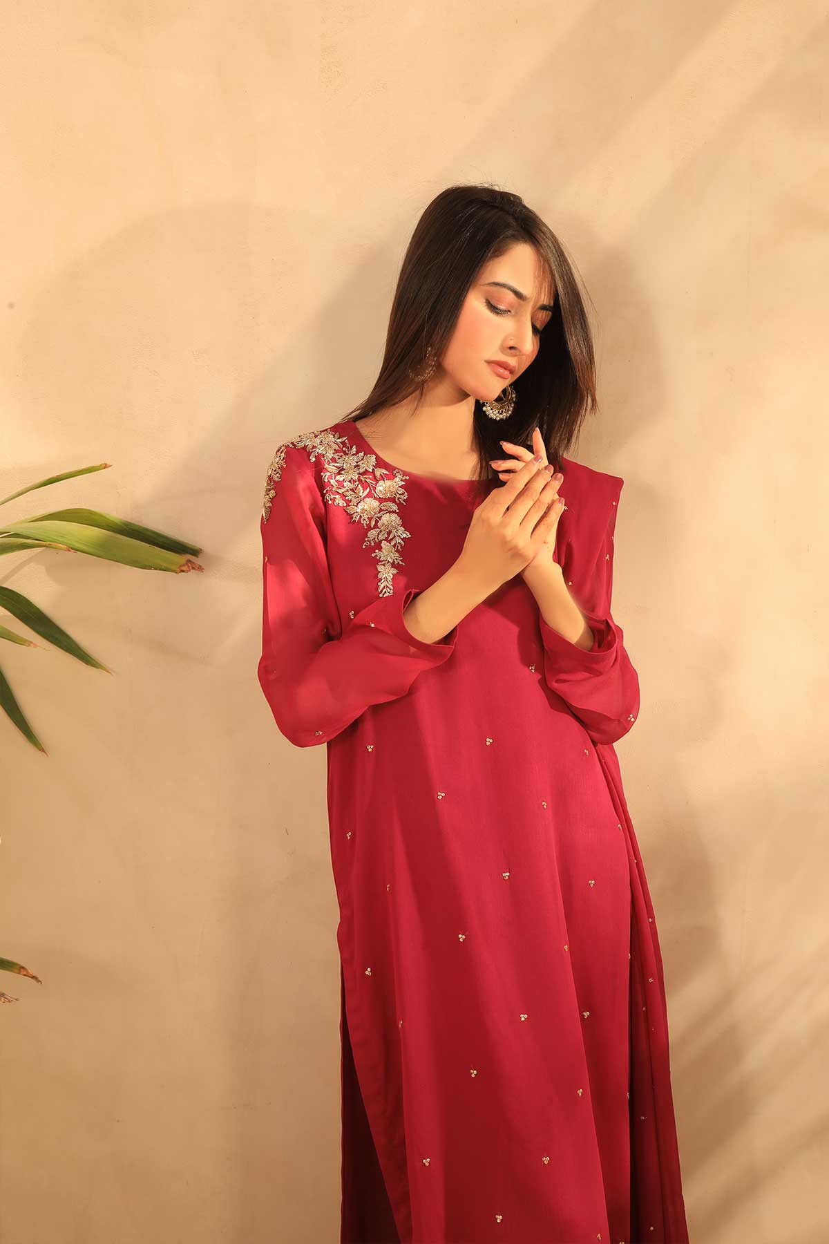 Charisma 2 piece Stitched Chiffon Suit