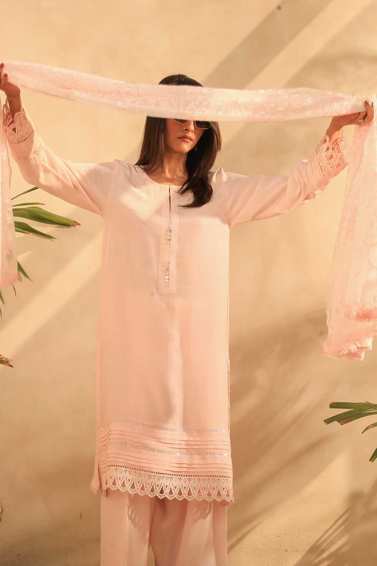 Passion 3 piece Stitched Raw Silk Suit